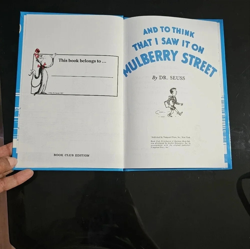 Dr. Seuss Vintage "And to Think That I Saw It on Mulberry Street" BANNED - Picture 3 of 4